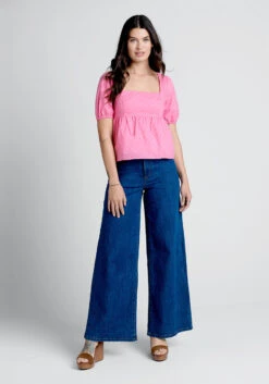 Farming Daisies Babydoll Top -Sway & Shine Fashion Sales Store 10131734 orchd 3