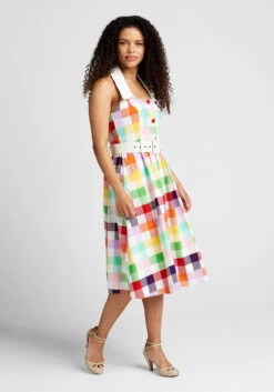 Rainbows Over Hollywood Swing Dress 6 Rainbows Over Hollywood Swing Dress -Sway & Shine Fashion Sales Store 20003370 rainb 3