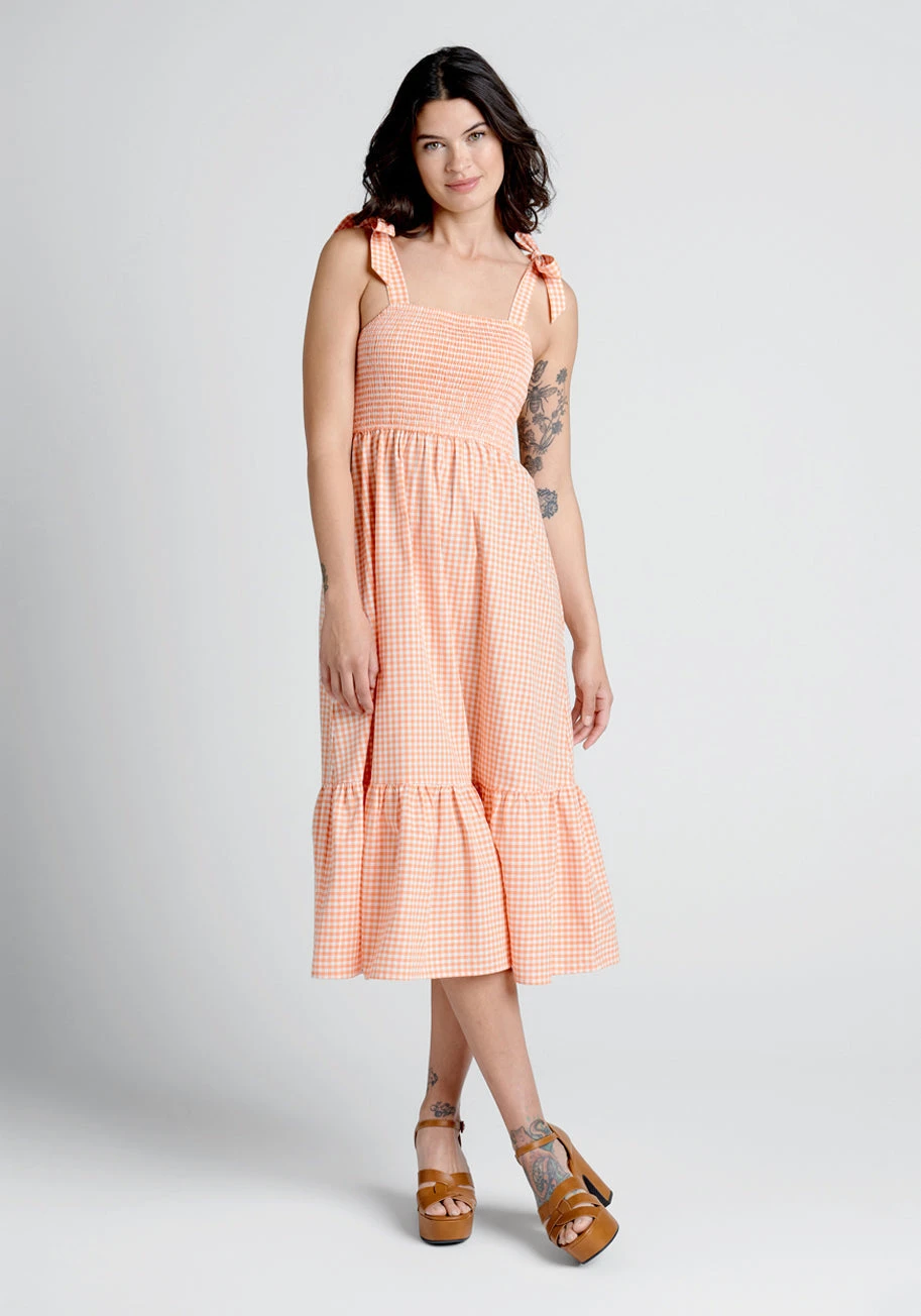 Peachy Keen, Jelly Bean Midi Dress 1 Peachy Keen, Jelly Bean Midi Dress