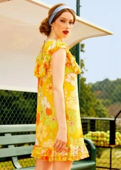 That Tropical 'Frilling' Mesh Mini Dress 7 That Tropical 'Frilling' Mesh Mini Dress -Sway & Shine Fashion Sales Store 200549 3