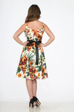 Prince Lily Floral Swing Dress 10 Prince Lily Floral Swing Dress -Sway & Shine Fashion Sales Store 2017 Orange Floral Dress 15