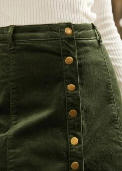 Vogue On Vinyl Button Front Corduroy Skirt 10 Vogue On Vinyl Button Front Corduroy Skirt -Sway & Shine Fashion Sales Store 2024 08 26ModCloth6975