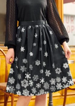 Falling For Winter A-Line Skirt 8 Falling For Winter A-Line Skirt -Sway & Shine Fashion Sales Store 2024 08 30ModCloth1063