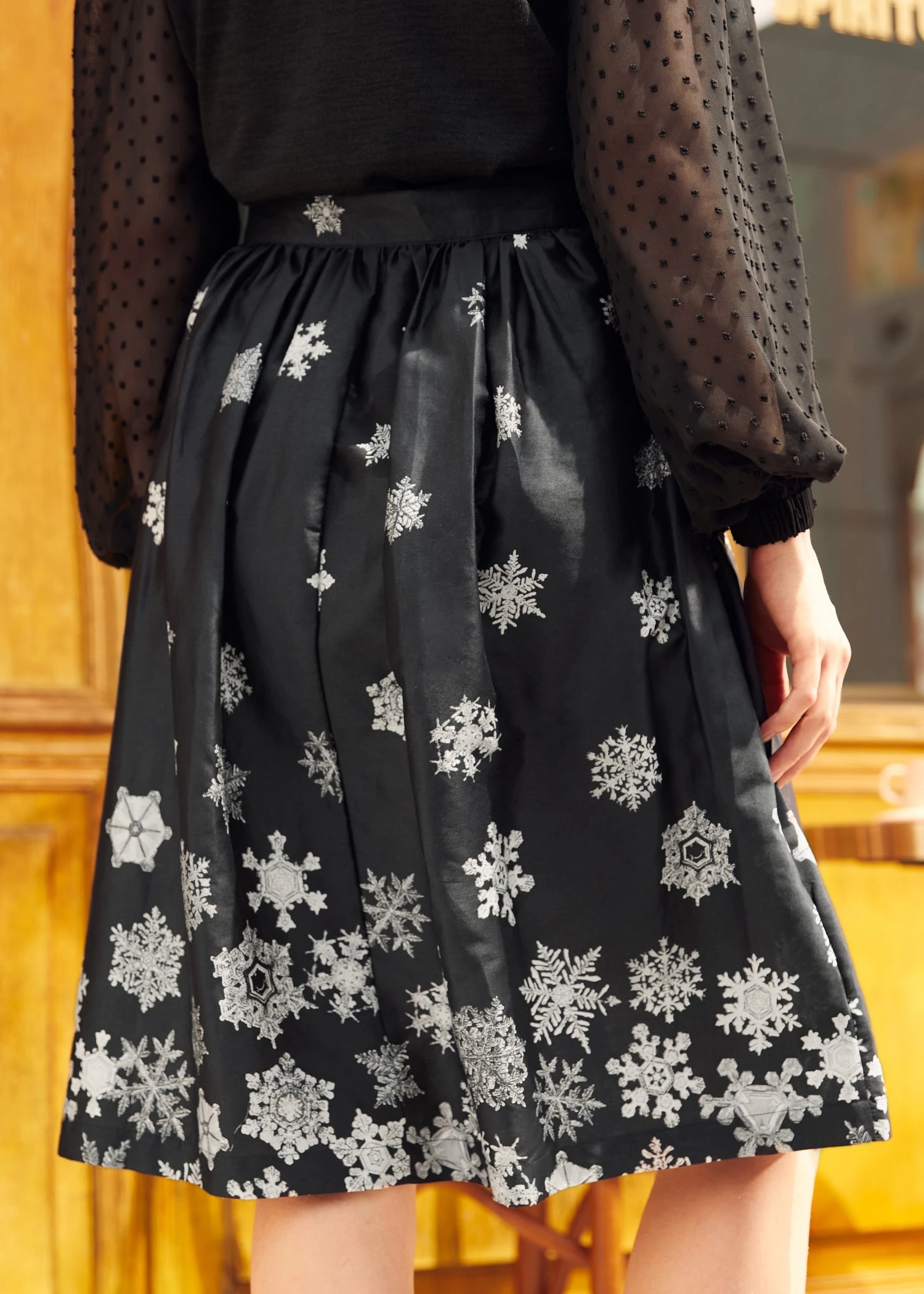 Falling For Winter A-Line Skirt 2 Falling For Winter A-Line Skirt - Image 2