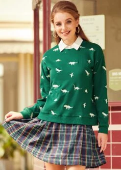 A Class Act Collar Sweatshirt