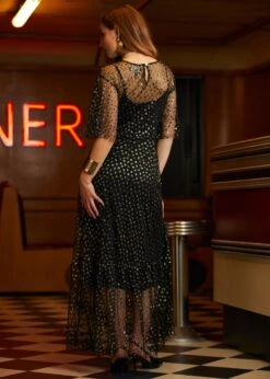 Shimmer And Swish Midi Dress -Sway & Shine Fashion Sales Store 2024 09 11ModCloth5258