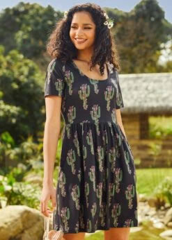 Twilight Sonata Fit & Flare Dress -Sway & Shine Fashion Sales Store 2025 01 16ModCloth7586