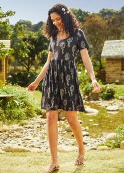 Twilight Sonata Fit & Flare Dress -Sway & Shine Fashion Sales Store 2025 01 16ModCloth7609