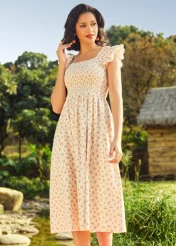 Flair And Square Babydoll Dress