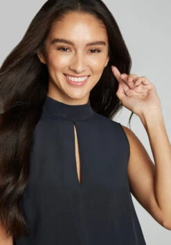 Perfectly Particular Sleeveless Blouse -Sway & Shine Fashion Sales Store 203935 BLK 7