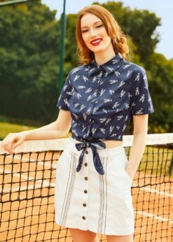 Pinch Of Style Tie-Waist Top