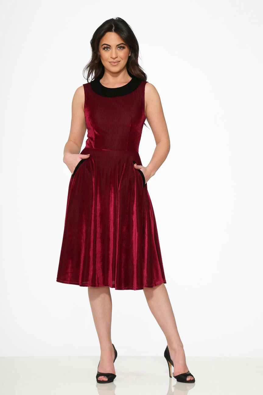 Purple Kurtroy With Black Collor Swing Dress 6 Purple Kurtroy With Black Collor Swing Dress - Image 6