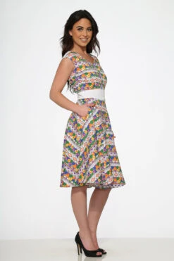 Purple Floral Swing Dress 8 Purple Floral Swing Dress -Sway & Shine Fashion Sales Store 20520 Purple Floral Dress 8