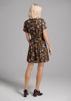 Yes, Darling Fit And Flare Dress -Sway & Shine Fashion Sales Store 205680 70 s shroomz green 2