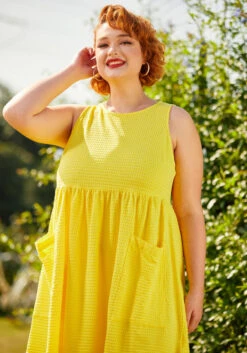 Bold Notion Sleeveless Dress -Sway & Shine Fashion Sales Store 206320 lemonade 5