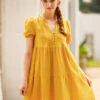 Sunshine Serenade Babydoll Dress