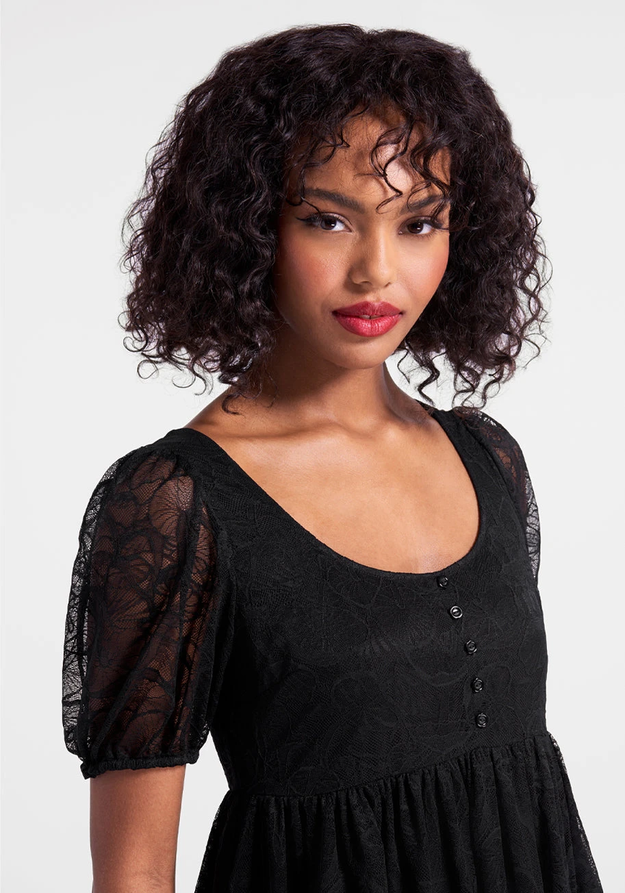 Right Lace, Right Time Babydoll Dress 4 Right Lace, Right Time Babydoll Dress - Image 4