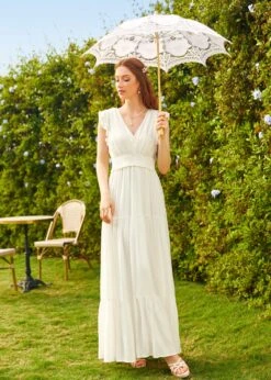 Notes Of Grace Maxi Dress 6 Notes Of Grace Maxi Dress -Sway & Shine Fashion Sales Store 206702 WHI HP 4