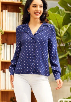 Starlet Power Button-Down Top