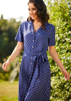 Playing House A-Line Shirt Dress -Sway & Shine Fashion Sales Store 206833 dotty or nice 4