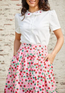 Berries & Blossoms A-Line Skirt 9 Berries & Blossoms A-Line Skirt -Sway & Shine Fashion Sales Store 206837 strawberry dream 2
