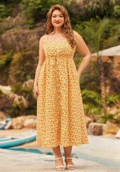 Quite Clearly Charismatic Midi Dress -Sway & Shine Fashion Sales Store 207166 orgpr plus hp 1