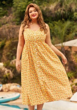 Quite Clearly Charismatic Midi Dress -Sway & Shine Fashion Sales Store 207166 orgpr plus hp 3