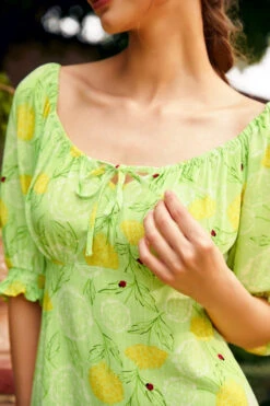 Picnic In Paradise Babydoll Dress -Sway & Shine Fashion Sales Store 207252 LGRN HP 6Large 15d2b65e acb6 4c19 bdc6 8ca5b1553228