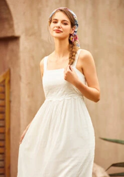 Enchanted Whisper Dress -Sway & Shine Fashion Sales Store 207308 whi hp 5