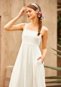 Enchanted Whisper Dress -Sway & Shine Fashion Sales Store 207308 whi hp 6
