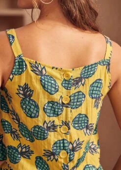 Morning Melody Top -Sway & Shine Fashion Sales Store 207331 PINEAPPLE PRINT 7
