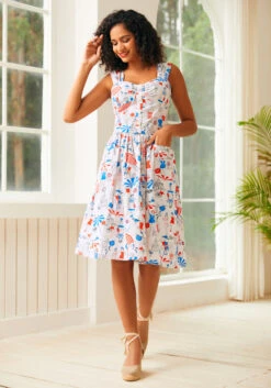 Ocean Breeze Midi Skirt 9 Ocean Breeze Midi Skirt -Sway & Shine Fashion Sales Store 207342 WHT HP 1