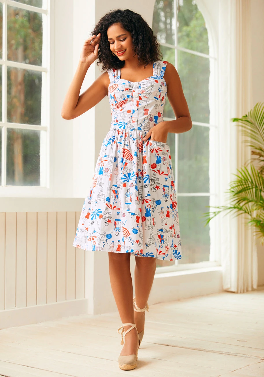 Ocean Breeze Midi Skirt 3 Ocean Breeze Midi Skirt - Image 3