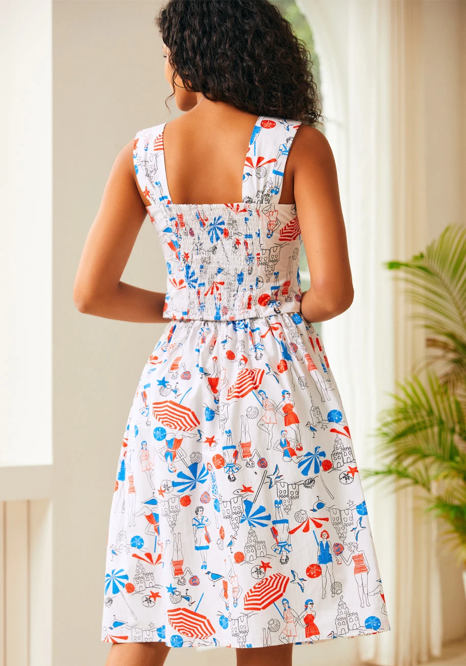 Ocean Breeze Midi Skirt 4 Ocean Breeze Midi Skirt - Image 4