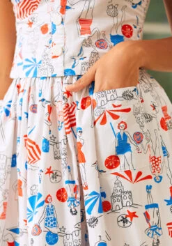 Ocean Breeze Midi Skirt 11 Ocean Breeze Midi Skirt -Sway & Shine Fashion Sales Store 207342 WHT HP 5