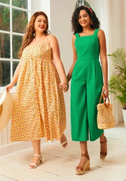 Quite Clearly Charismatic Midi Dress -Sway & Shine Fashion Sales Store 207347 GRN HP 207166 ORGPR PLUS HP 2