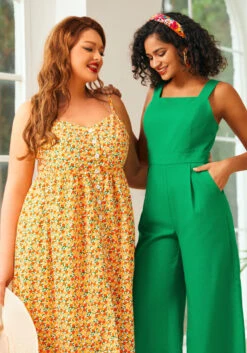 Quite Clearly Charismatic Midi Dress -Sway & Shine Fashion Sales Store 207347 GRN HP 207166 ORGPR PLUS HP 3