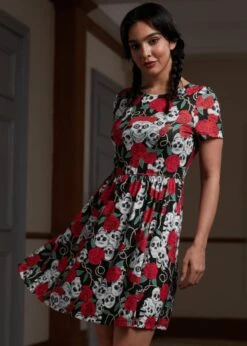 Ensemble Observation Knit Dress 8 Ensemble Observation Knit Dress -Sway & Shine Fashion Sales Store 207531 ROSESKULLS 2