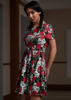 Ensemble Observation Knit Dress 9 Ensemble Observation Knit Dress -Sway & Shine Fashion Sales Store 207531 ROSESKULLS 6