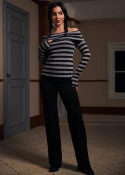 Whimsy In The Woods Top -Sway & Shine Fashion Sales Store 207548 BLK GRYST 1