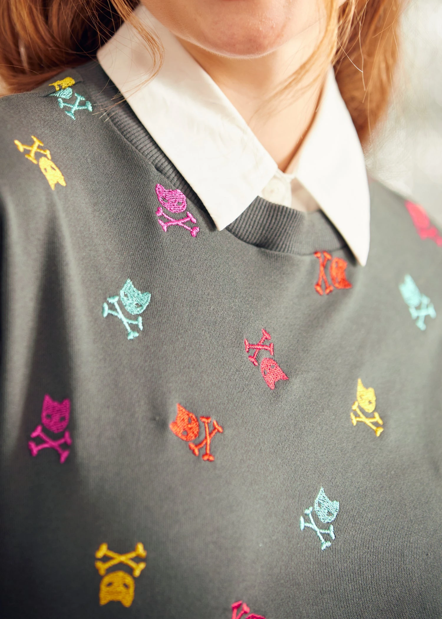 Drive-In Diva Collar Sweatshirt 6 Drive-In Diva Collar Sweatshirt - Image 6