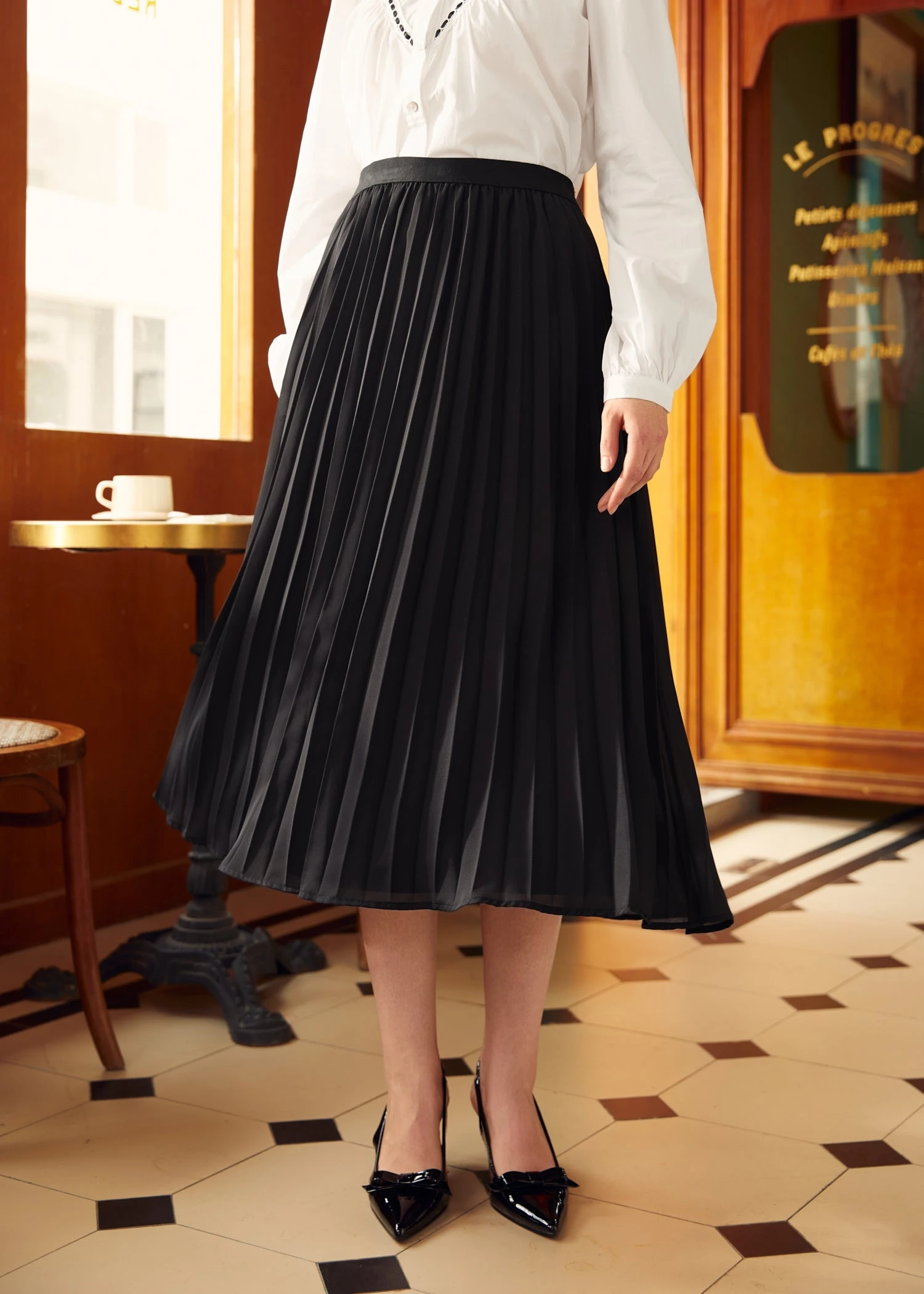 Studio 54 Pleated Midi Skirt 1 Studio 54 Pleated Midi Skirt