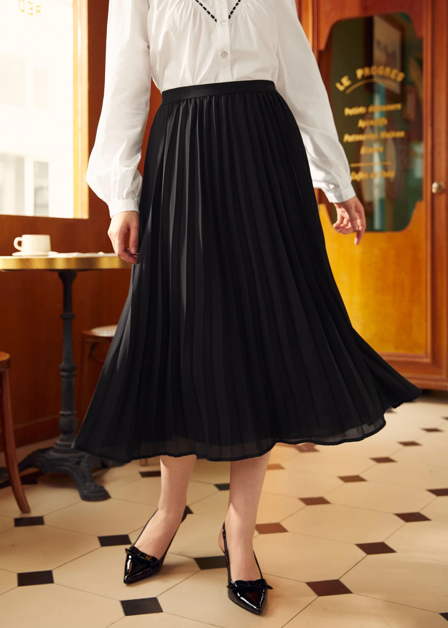 Studio 54 Pleated Midi Skirt 4 Studio 54 Pleated Midi Skirt - Image 4
