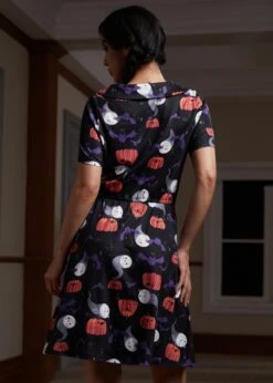 Sweet Shiver Of Collared Dress -Sway & Shine Fashion Sales Store 207561 HALLOWEENPR 3