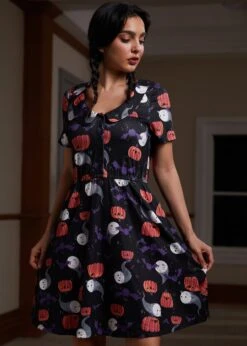 Sweet Shiver Of Collared Dress -Sway & Shine Fashion Sales Store 207561 HALLOWEENPR 6