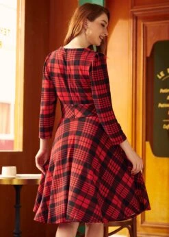 All About The Doodlebug Fit & Flare Dress 7 All About The Doodlebug Fit & Flare Dress -Sway & Shine Fashion Sales Store 207593 REDPL 3