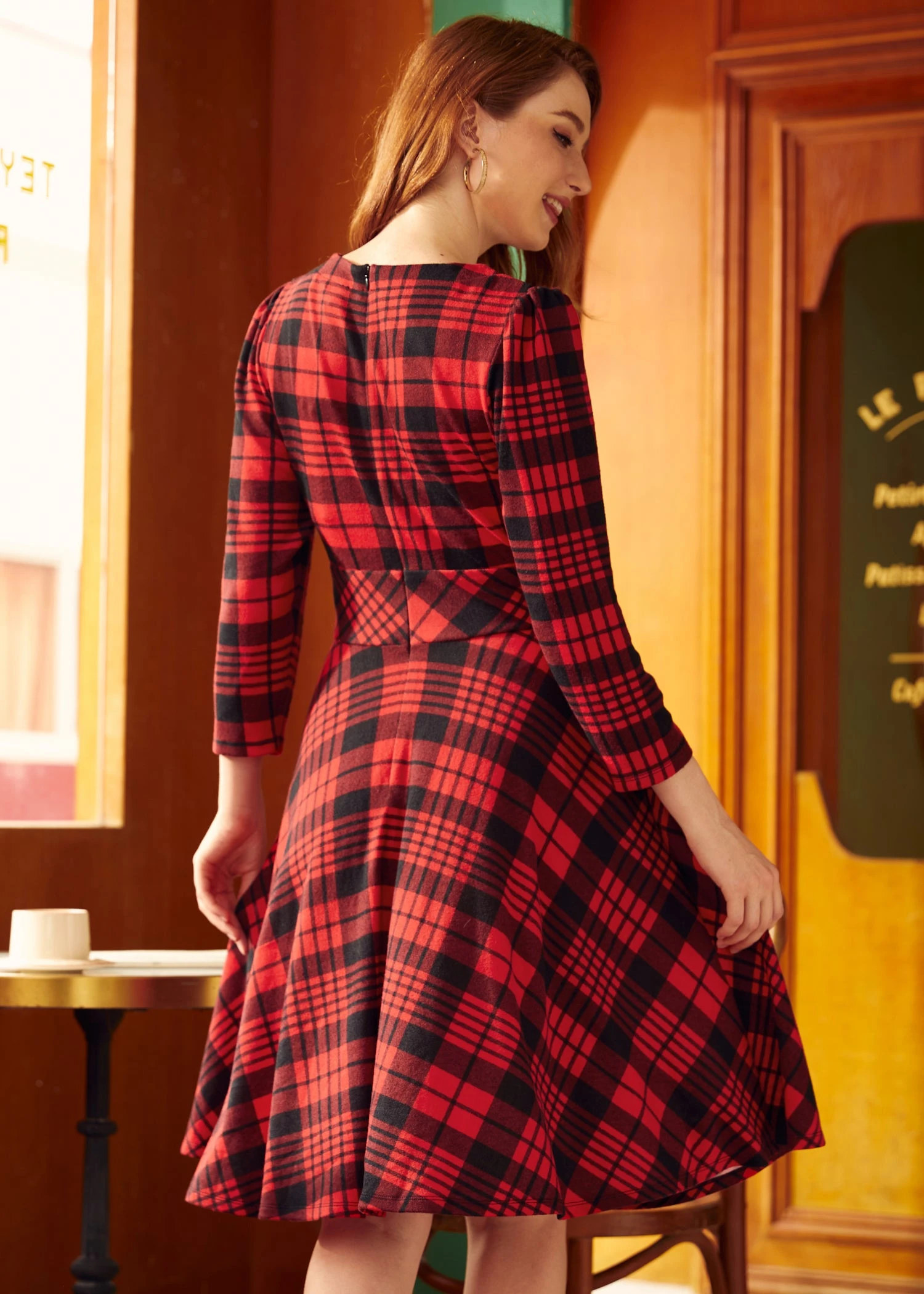 All About The Doodlebug Fit & Flare Dress 3 All About The Doodlebug Fit & Flare Dress - Image 3