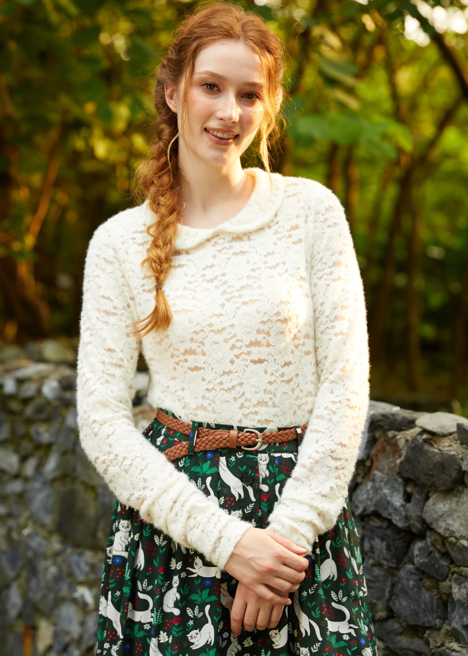 Sweep Me Off My Feet Peter Pan Collar Tee 1 Sweep Me Off My Feet Peter Pan Collar Tee