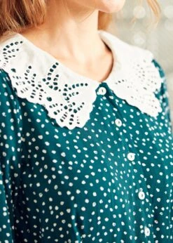 Sway This Way Shirt Waist Dress -Sway & Shine Fashion Sales Store 207623 GRN 7