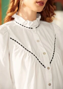 Whispering Sweet Nothings Blouse 11 Whispering Sweet Nothings Blouse -Sway & Shine Fashion Sales Store 207649 IVORY 7